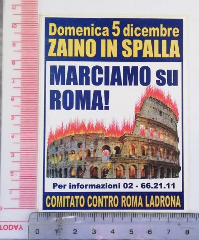 Poster Umberto Bossi Lega Nord Lega Lombarda - Foto 6