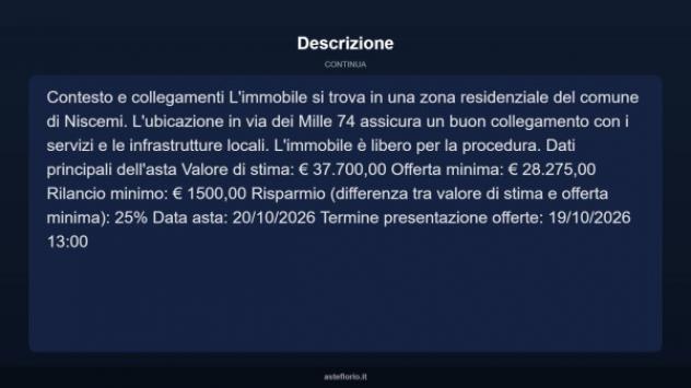 Immobile in asta di 52 m² in vendita a Niscemi - Foto 5