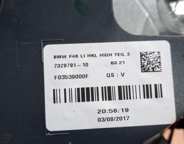 STOP POSTERIORE SINISTRO INTEGRATO NEL PORTELLO BMW Serie 2 Gran Tourer (F46) 7329791 (14) - Foto 10