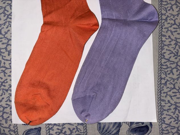 2 CALZE NUOVE DA UOMO FIRMATE ORIGINALI PAUL SMITH,MADE IN ITALY,IN COTONE - Foto 7