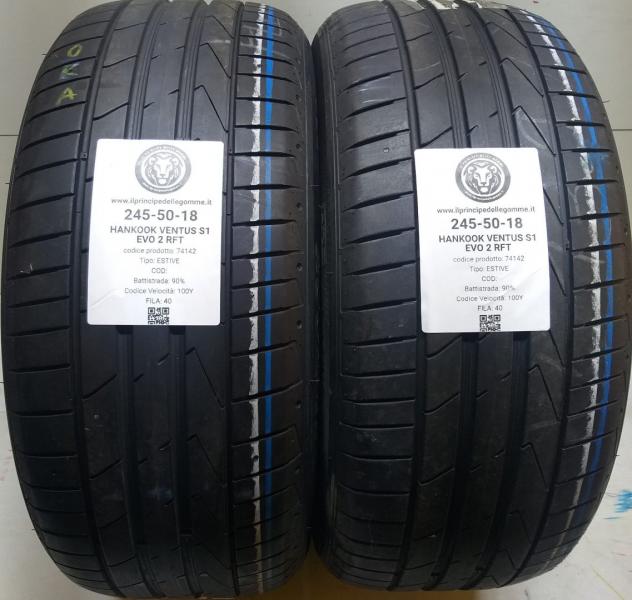 2 GOMME 245 50 18 HANKOOK A74142