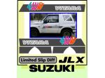 Adesivi SUZUKI - JLX fuoristrada 4WD - VITARA fasce laterali