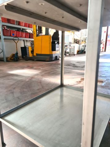 tavolo inox con tagliere per macelleria usato - Foto 3