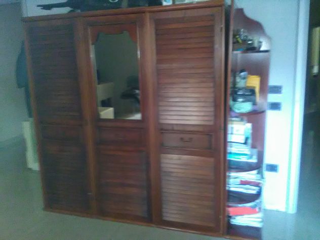 VENDO ARMADIO COPONIBILE IN LEGNO OTTIMO STATO “STILE MARINA” - Foto 3