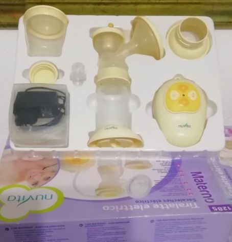 Tiralatte materno- elettrico con accessori + scarpette omaggio - Foto 3