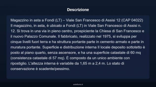 Immobile in asta di 60 m² in vendita a Fondi - Foto 4