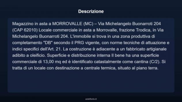 Immobile in asta di 13 m² in vendita a Morrovalle - Foto 4