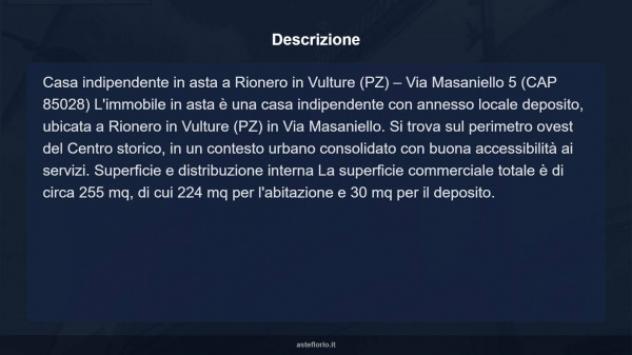 Immobile in asta di 255 m² in vendita a Rionero in Vulture - Foto 13