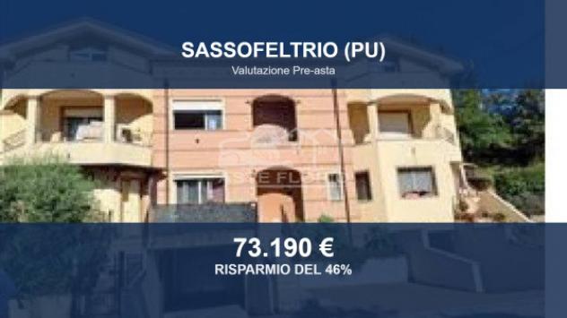 Immobile in asta di 88 m², box auto in vendita a Sassofeltrio