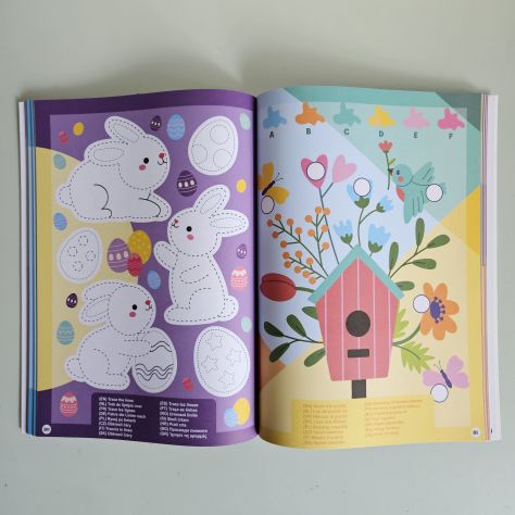 Libro da Colorare e di Attività, Pasqua + Stickers - Aa.Vv. - Wins Holland - 202 - Foto 2