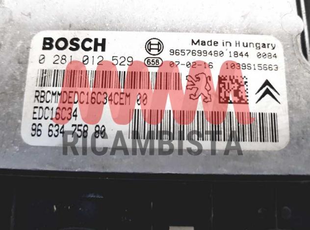 9665291480 Citroen centralina motore Bosch - Foto 2
