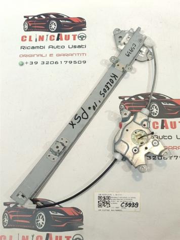 MECCANISMO ALZAVETRO POST. SX RENAULT Koleos 1° Serie 82701JY-RL M9R833 (08)