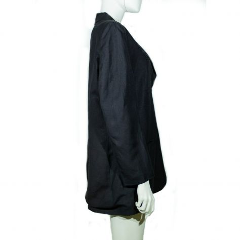 Giacca di lino da donna nera - tg. L - Foto 3