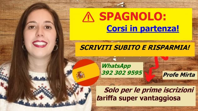➽Corsi di spagnolo in partenza! Iscriviti  ora e risparmia