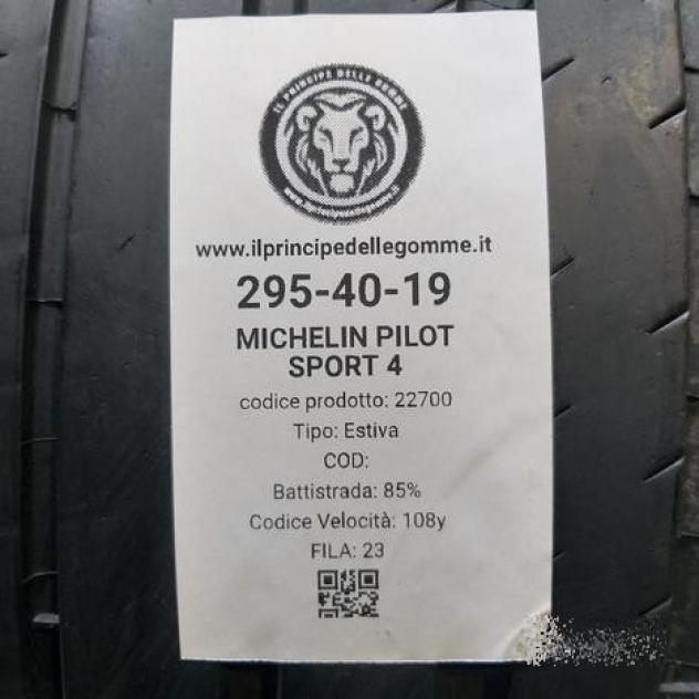 2 gomme 295 40 19 michelin a22700 - Foto 2