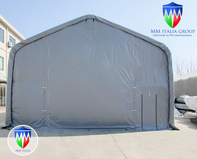 Tendoni Coperture in Pvc Ign. Deposito Industriale 8 x 18 x 4,40 mt. - Foto 9