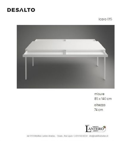 Tavolo rettangolare ICARO design DESALTO - Foto 5