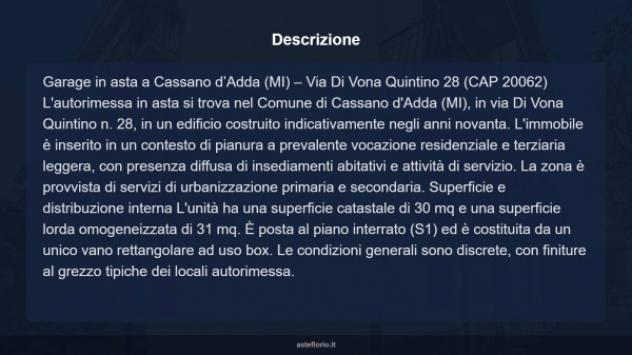 Immobile in asta di 30 m² in vendita a Cassano d'Adda - Foto 8