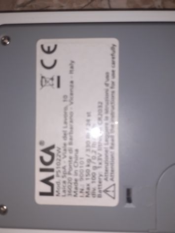 Bilancia elettronica pesapersone elettronica Laica in vetro temperato - Foto 3
