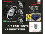 Cerchi ALPINE 13 pollici R4 R5 R6 r7 renault +dadi