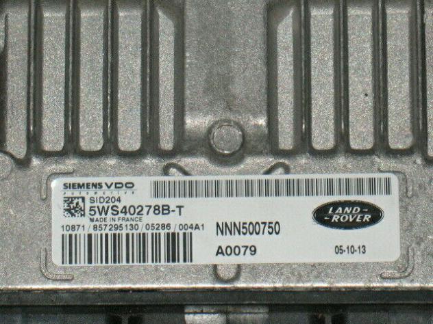 5WS40278B-T ECU LAND ROVER 2.7 SID204 5WS40278B-T NNN500750 A0079 - Foto 2