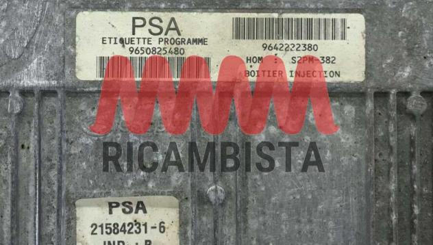 9650825480 9642222380 Citroen Berlingo 1.4 centralina motore Sagem - Foto 2