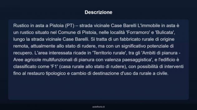 Immobile in asta di 390 m² in vendita a Pistoia - Foto 3
