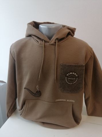 Felpa Cappuccio Con Ricamo - Foto 2