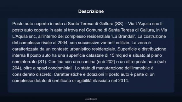 Immobile in asta di 15 m² in vendita a Santa Teresa Gallura - Foto 5