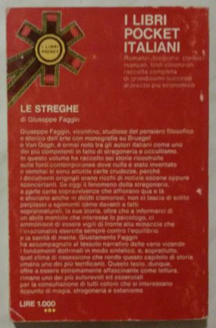 Le Streghe di Giuseppe Faggin Edizione Longanesi & C. 1975 ottimo - Foto 3