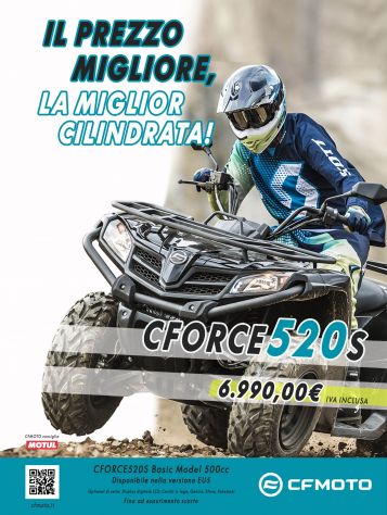CFMOTO CFORCE 520S – Pronta Consegna