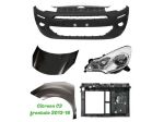 Citroen C3 paraurti cofano fanale muso completo kit  airbag 2013 14 15 16 17