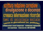 Scrittura - Redazione Testi - Lettura Manoscritti