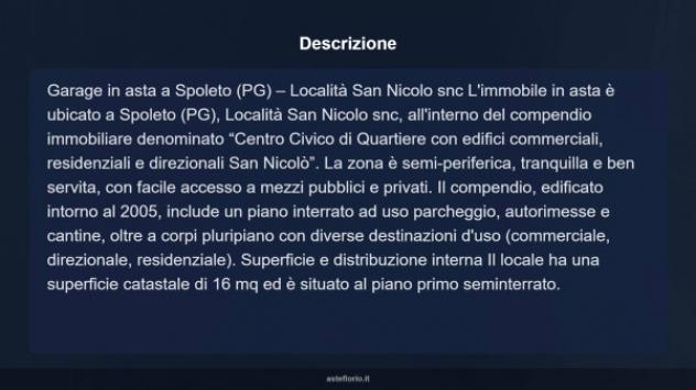 Immobile in asta di 16 m² in vendita a Spoleto - Foto 9