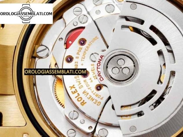Rolex Replica DAYTONA 116508 1:1 BEST EDITION QUADRANTE NERO/YG SU BRACCIALE YG SA4130 V2 - Foto 10