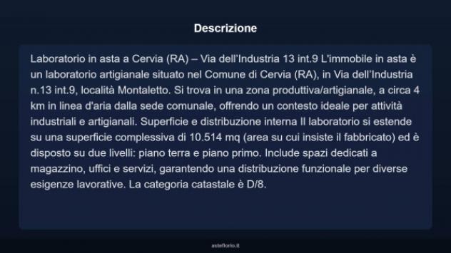 Immobile in asta di 10514 m² in vendita a Cervia - Foto 3