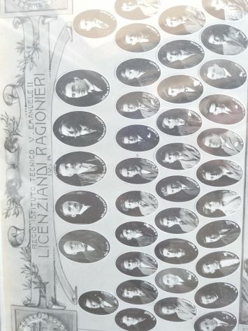 Foto antica Licenziandi Ragionieri Genova 1924-25 - Foto 6
