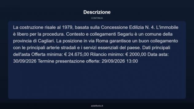 Immobile in asta di 135 m² in vendita a Segariu - Foto 4