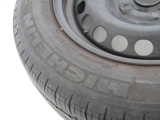 3B0601027D RUOTA DI SCORTA MICHELIN ENERGY AUDI A4 8E SW 1.9 D 96KW 5M 5P (2001) RICAMBIO USATO 195/65R15 91H A1203 6JX15H2 ET37 INTERASSE 5X112MM - Foto 2