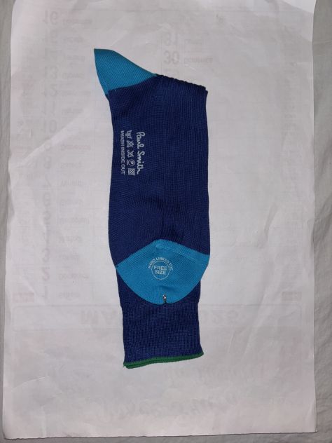 CALZE NUOVE MAI USATE DA UOMO FIRMATE ORIGINALI”PAUL SMITH”MADE IN ITALY LEGGERE