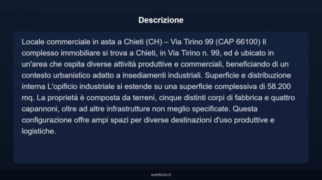 Immobile in asta di 58200 m² in vendita a Chieti - Foto 3