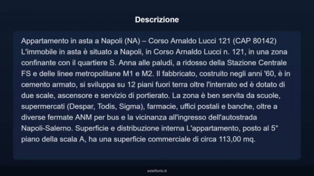 Immobile in asta di 113 m² in vendita a Napoli - Foto 4