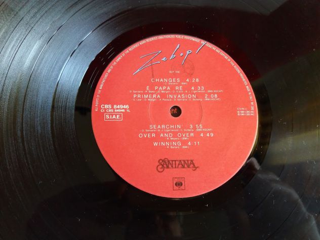 CARLOS SANTANA  ( LP 33  ZEBOP ) - Foto 7