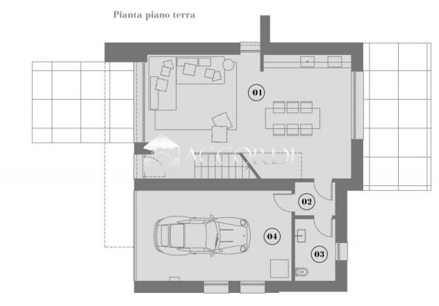 CASA INDIPENDENTE di 4 vani e di 197 mq (MONTEBELLUNA) rif. PCS77 - Foto 5
