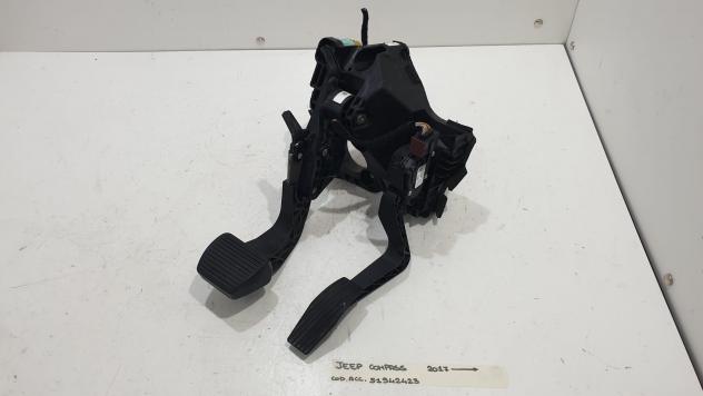 PEDALIERA FRENO E ACCELERATORE PER CAMBIO AUTOMATICO JEEP Compass Serie 51942423 (16)