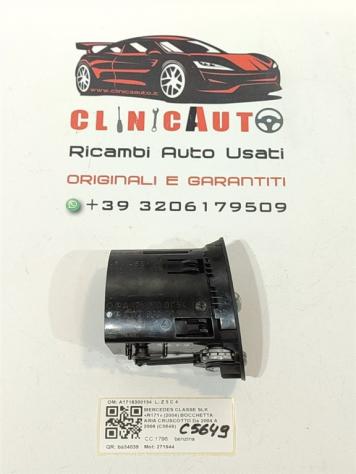BOCCHETTE ARIA CRUSCOTTO MERCEDES SLK W171 2° Serie A1718300154 271944 (0411) - Foto 3
