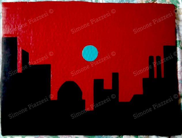 Quadro di Simone Piazzesi - L'ALBA DELL'APOCALISSE (2024)