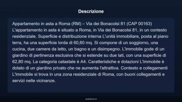 Immobile in asta di 60 m² in vendita a Roma - Foto 17