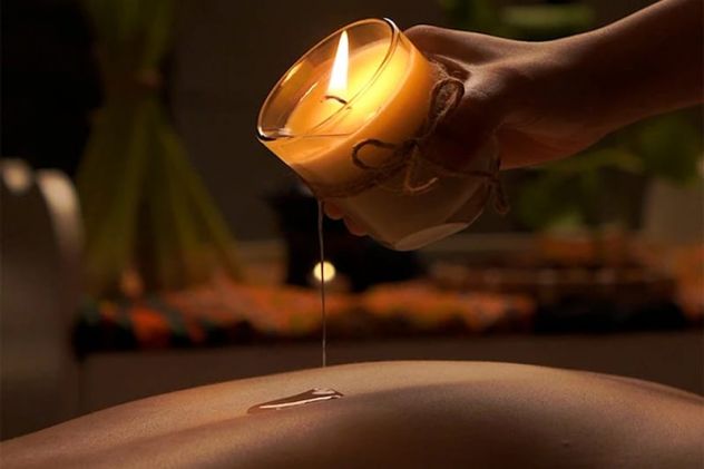 MASSAGGIO AVVOLGENTE CON CANDELE Tel:3513074780