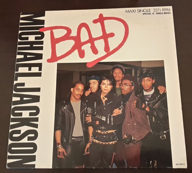 MICHAEL JACKSON, BAD, MAXI SINGLE 33 1/3 RPM, Epic 1987, Made in Holland. - Foto 8